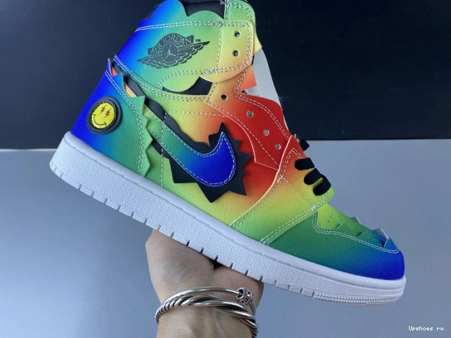 OG 1 "J BALVIN" HIGH JORDAN DC1786-125 BALVIN’S J AIR MULTI-COLOR 1104